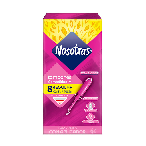 TAMPONES FLUJO REGULAR X 8 UND (NOSOTRAS)